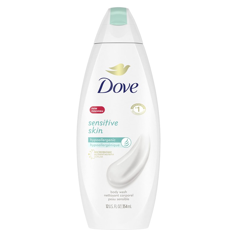 Dove Body Wash, Sensitive Skin, 12 oz
