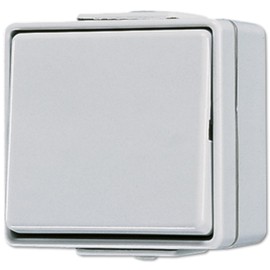 Jung 607W Wippschalter, Kreuz, grau, WG600