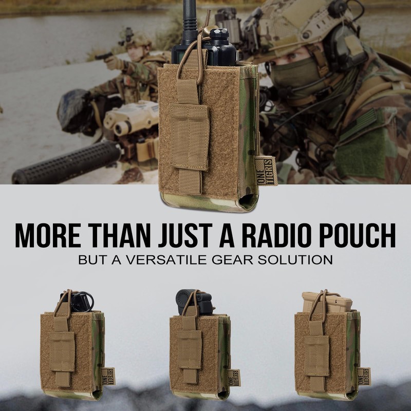 OneTigris Radio Holster for BaoFeng UV-5R BF-F8HP Nylon MOLLE Pouch