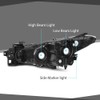 CHEDA Projector Front Headlights Assembly Headlamp Compatible with Mazda 3