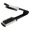 Hair Straightening Double Brush Comb Soft Bristles Prevent Static Heat