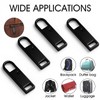 8 PCS Zipper Handle Mend Fixer Tab Metal Zipper Pull