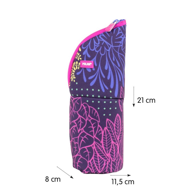 MILAN® Fireflies Series Vertical Pencil Case Purple