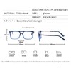 LIGOES TR90 Glasses Frame for Men Women Glasses Flattop Square