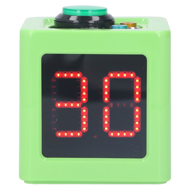 Cube Timer 1.4in 4 Sided Digital Shot Countdown Stopwatch for