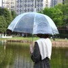 Unibos 4 x Set Rain Umbrellas Dome Birdcage Transparent PVC