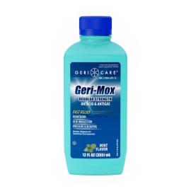 geri-care GERI-MOX ANTACID & ANTIGAS MINT LIQUID 12OZ