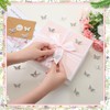 XunYee Butterfly Rhinestone Pins Bulk Woman Crystal Brooch,Silver,25 Pcs