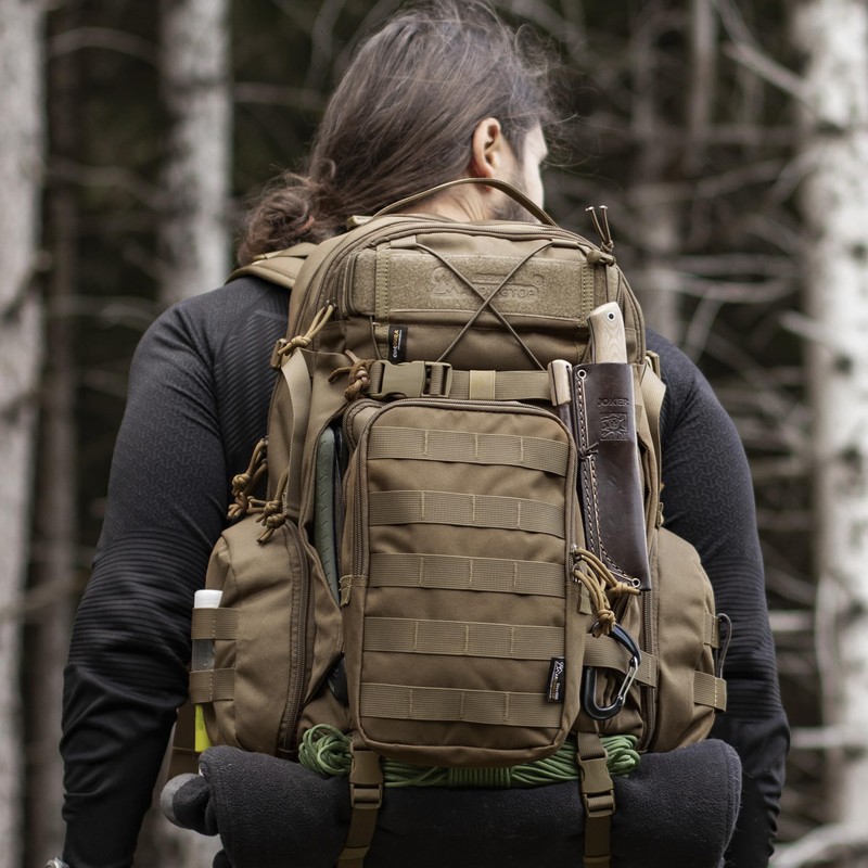 Mardingtop Molle Tactical Belt Bag, Multi-Chamber Tool Bag for Outdoor