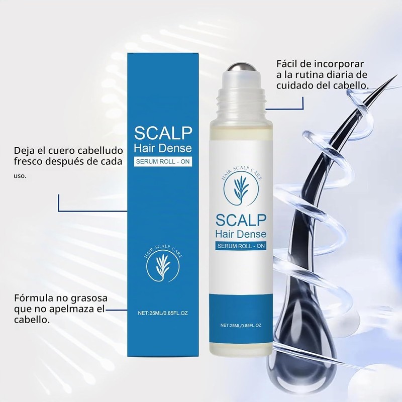 2PCS Cuidado del cabello de romero,Serum de cuidado denso del