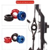 SPG Archery Peep Sight, 1/4" 3/16" Aluminum Peep Sight or