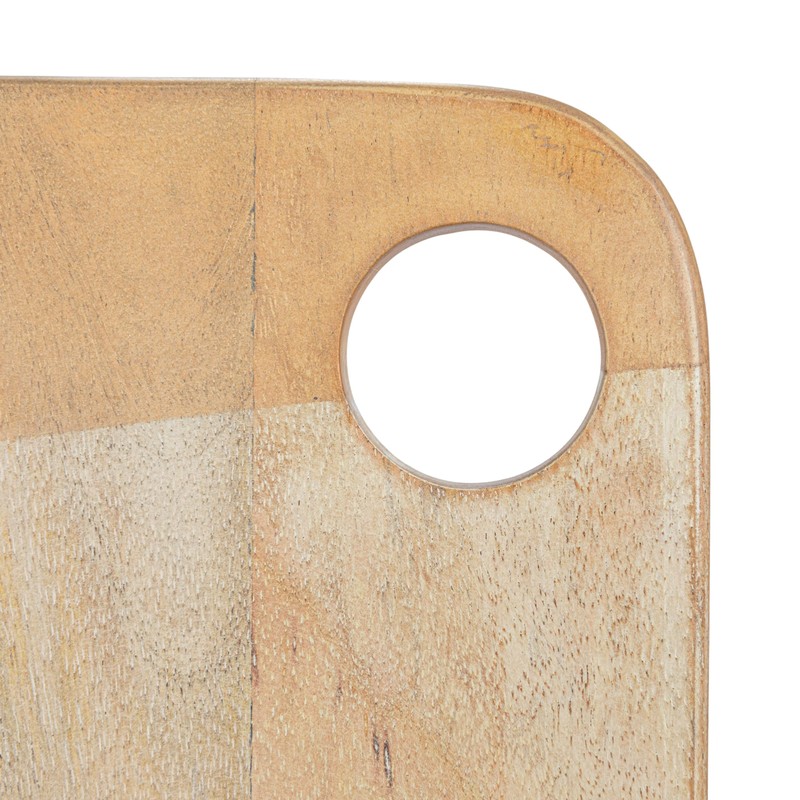 Creative Co-Op Wide Mango Wood Rectangle Cheese and Cutting Board
