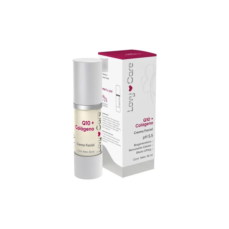 Pack Crema Facial Q10 + Colágeno Y Serum Celulas Madre