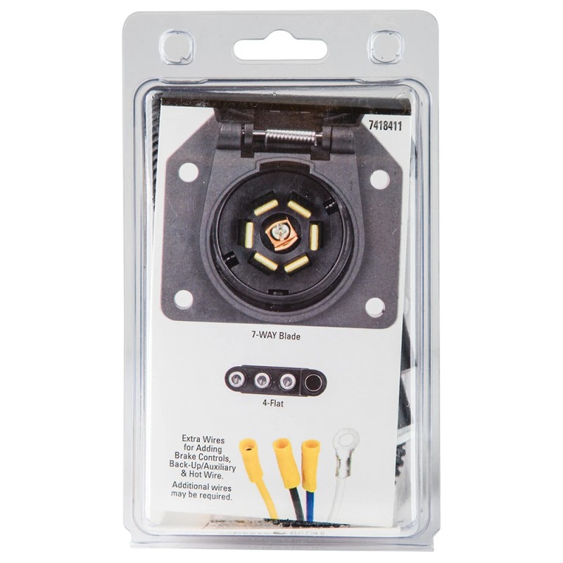 Reese RV 7-Way Trailer Wiring Harness Kit + Brake Control