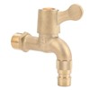 Brass WaterTap G1/2in Thread Spiral Opening Switch for Household Washing