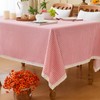 Fantastshop Checkered Tablecloth Rectangle - Cotton Linen Fabric Plaid Buffalo