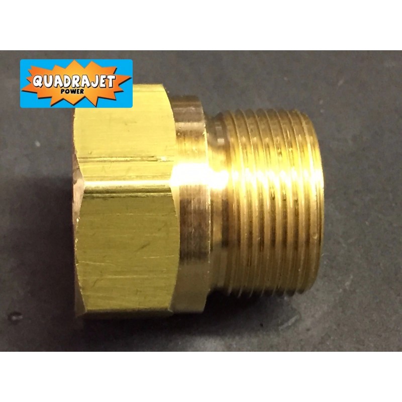 Quadrajet Inlet Fuel filter Housing, 7/8" x 20 threads, Early