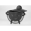 Nature's Enlightenment Large Cast Iron Triple Moon Cauldron for Incense,