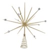 Kurt S. Adler 14.8-Inch Gold Starburst Throng Treetop Tree Topper,