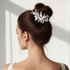 Coucoland Wedding Headband for Brides - Handmade Leaf Bridal Headpiece