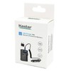 Kastar 4-Pack LP-E6N Pro Battery and LCD AC Charger Compatible