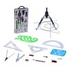 Drawing Tools & Drafting Kits Heavy Geometry for Compass 14Pc