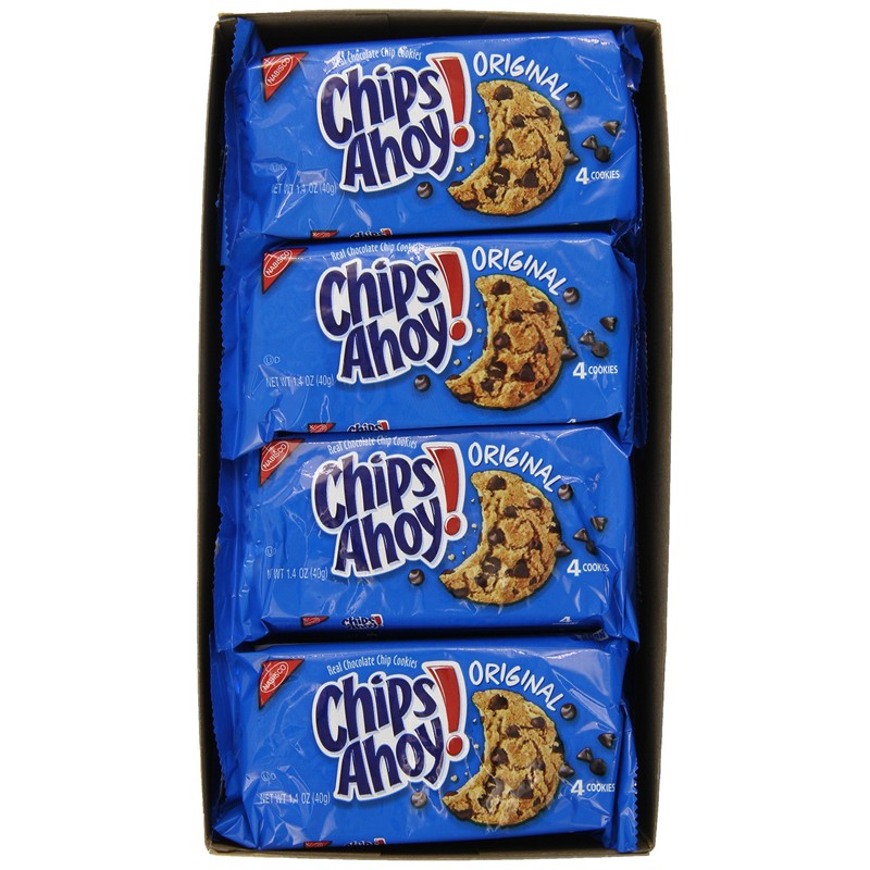 Chips Ahoy! Cookies (Crunchy Chocolate Chip, 1.4-Ounce Bags, 48-Pack)