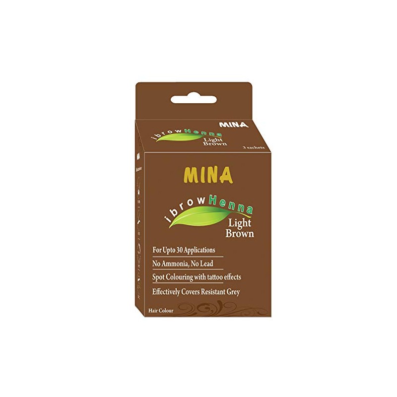 MINA Eyebrow Henna Regular Pack For Eyebrow Color and Tinting