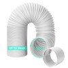 UNAOIWN Portable Air Conditioner Hose with Coupler, 5.9"/15CM Anti-Clockwise Thread