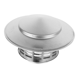 TEHAUX Chimney Stainless Steel Rain Cover Weatherproof Cap for Roof Vent Windproof Snowproof Chimney Protector Durable Lightweight Design Easy Installation