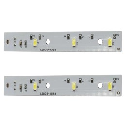 GE, General Electric 2PCS WR55X26671 PS11767930 AP6035586 LED Light Board for GE Refrigerators Brand