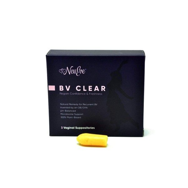 NeuEve® BV Clear – For Women <45 - Clearing Feminine Odor & Discharge Rapidly – Using Regularly Stops Recurrent BV from Coming Back - Natural Cleanser/Deodorant - Refrigerate Before Use