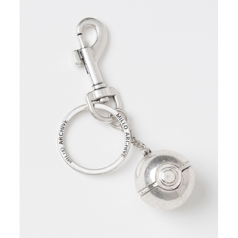 Milo Archive [Pokémon] Monster Ball Pendant Keyring [Silver]