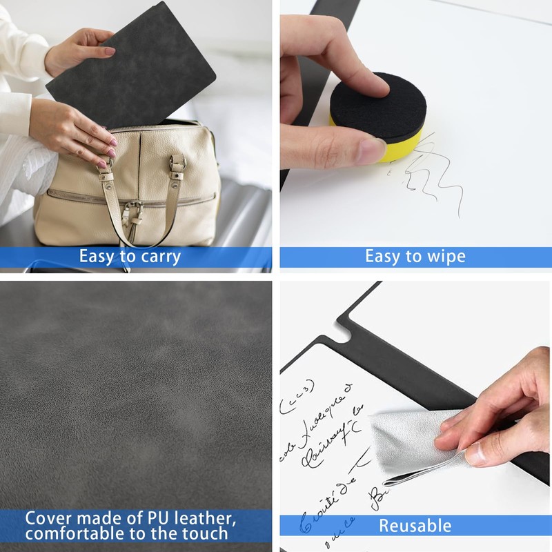 TYBYBB Whiteboard Small 24 x 16.5 cm Writing Board Wipe