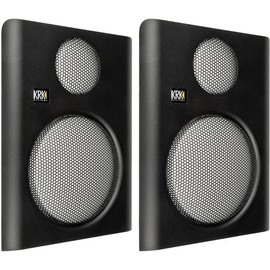 KRK Protective Grilles for RP7G4 Monitors Black, Pair (RP7G4GRLB)