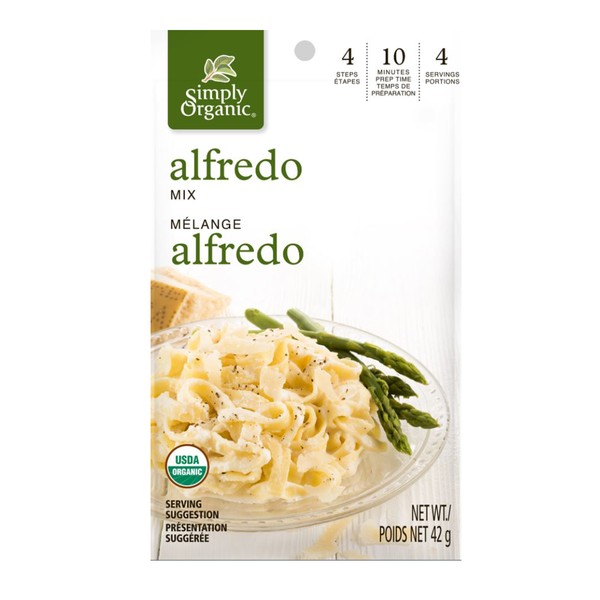 Simply Organic Alfredo Pasta Sauce Mix 42g