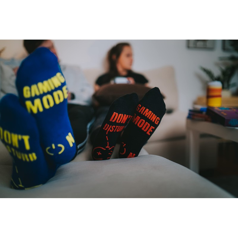 Rainbow Socks - Unisex Women's Men's Non-Slip Socks ABS with