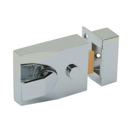 Sterling NLC101 Dead Lock Standard Night Latch Plate, Chrome