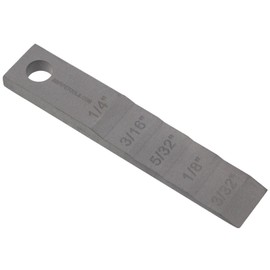 B&B Pipe 2130 Stepped Pipe Wedge (Small) 3/4" Width x 4" Length for Pipe Fitting Welding