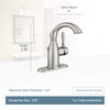 Moen 84144SRN Sarona One-Handle Single Hole Rustic Farmhouse Bathroom Sink