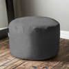 Jaxx Bean Bag Chair with Removable Cover, 3', Charcoal