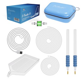 Picmondoo - E-Painter for Diamond Painting - Blue - Wireless Diamond Painting Pen with Vacuum Pump - Diamond Painting Accessories for Setting AB Stones without Wax - Diamond Painting Pen