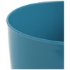 iDesign Round Plastic Waste Basket, The Franklin Collection – 7.7"