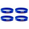 LLBFHH 4 Pcs Russia Russian Country Flag Rubber Bracelets, National