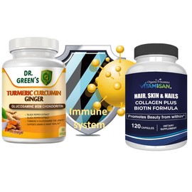 dr greens organic vitamins vitamisan Turmeric Curcumin,Joint support,Collagen,Glucosamine Chondroitin 220