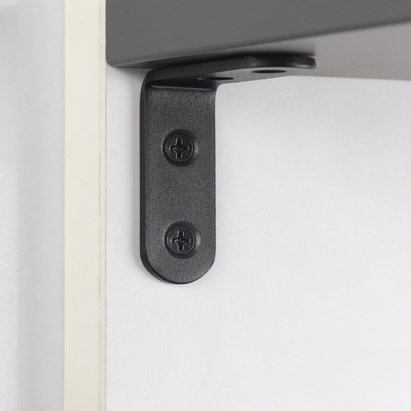 L-Shaped Metal Fittings, Set of 10, Angle Brackets, 1.6 x