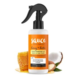 Mascarilla Capilar Con Salsa, Miel Y Biotina Reparadora De E