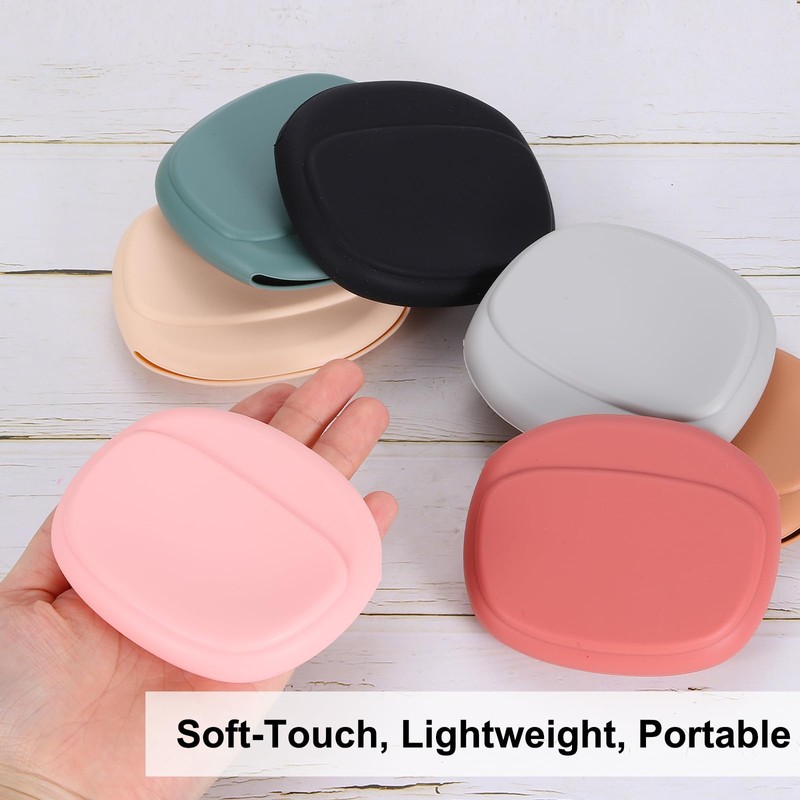 HARFINGTON Earbuds Cases, Wired Earphone Case Holder Organizer, Silicone Ear