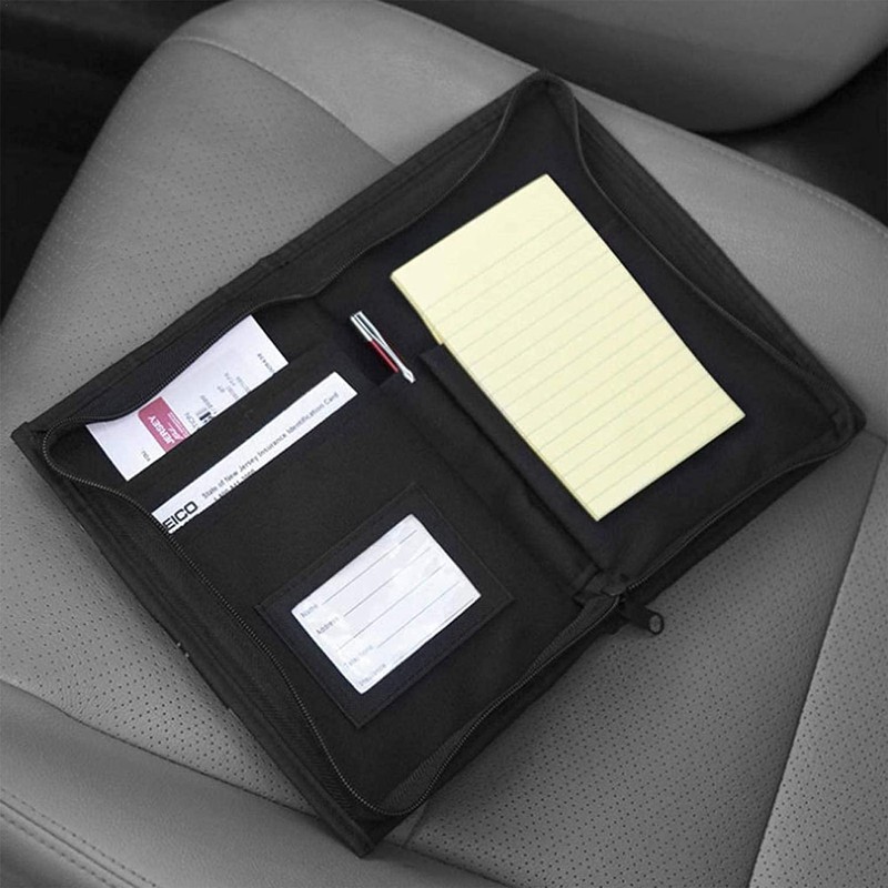 Pacaba Car Glove Box Organiser, Document Folder A5 Multi-Purpose Soft