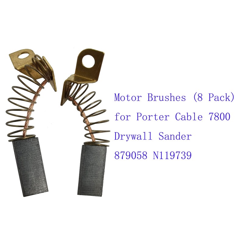 Motor Brushes for Porter Cable 7800 Drywall Sander N119739 879058